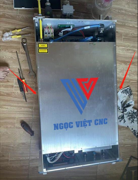 Dịch vụ sửa nguồn cắt laser fiber tại Ngọc Việt CNC