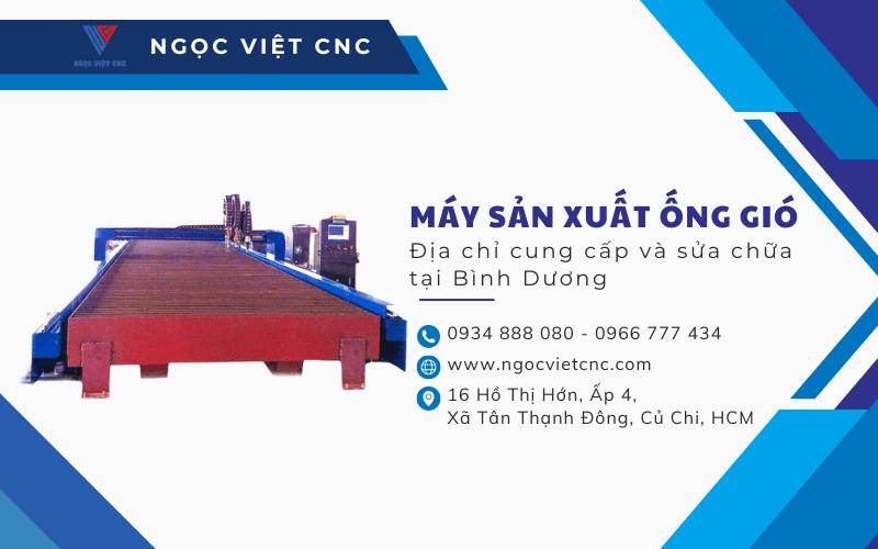 máy sản xuất ống gió