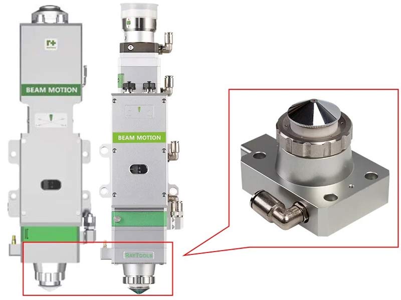 Đầu Cắt Laser Fiber Với Tính Năng Thay Béc Tự Động