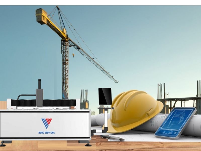 Máy Cắt Laser Fiber CNC trong Ứng Dụng Ngành Xây Dựng - Công Trình