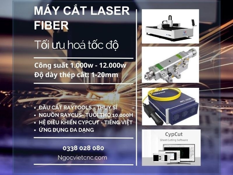 Máy Cắt Laser Fiber CNC Là Gì?