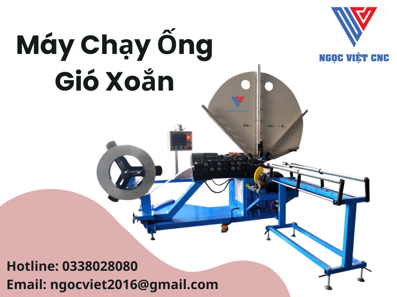 Máy Chạy Ống Gió Xoắn - Hiệu Suất Cao, Tiết Kiệm Chi Phí