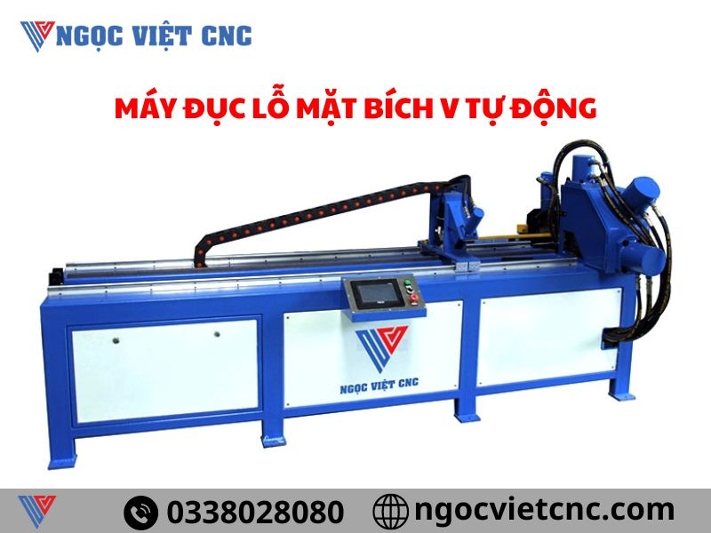 Máy Đục Lỗ Mặt Bích V Tự Động