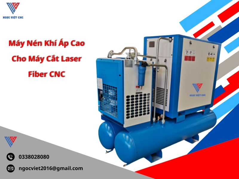 Máy Nén Khí Áp Cao Cho Máy Cắt Laser Fiber CNC