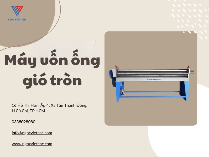 Máy uốn ống gió tròn - Thiết bị quan trọng trong sản xuất ống gió