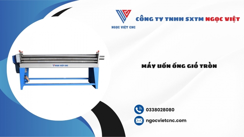 Máy uốn ống gió tròn